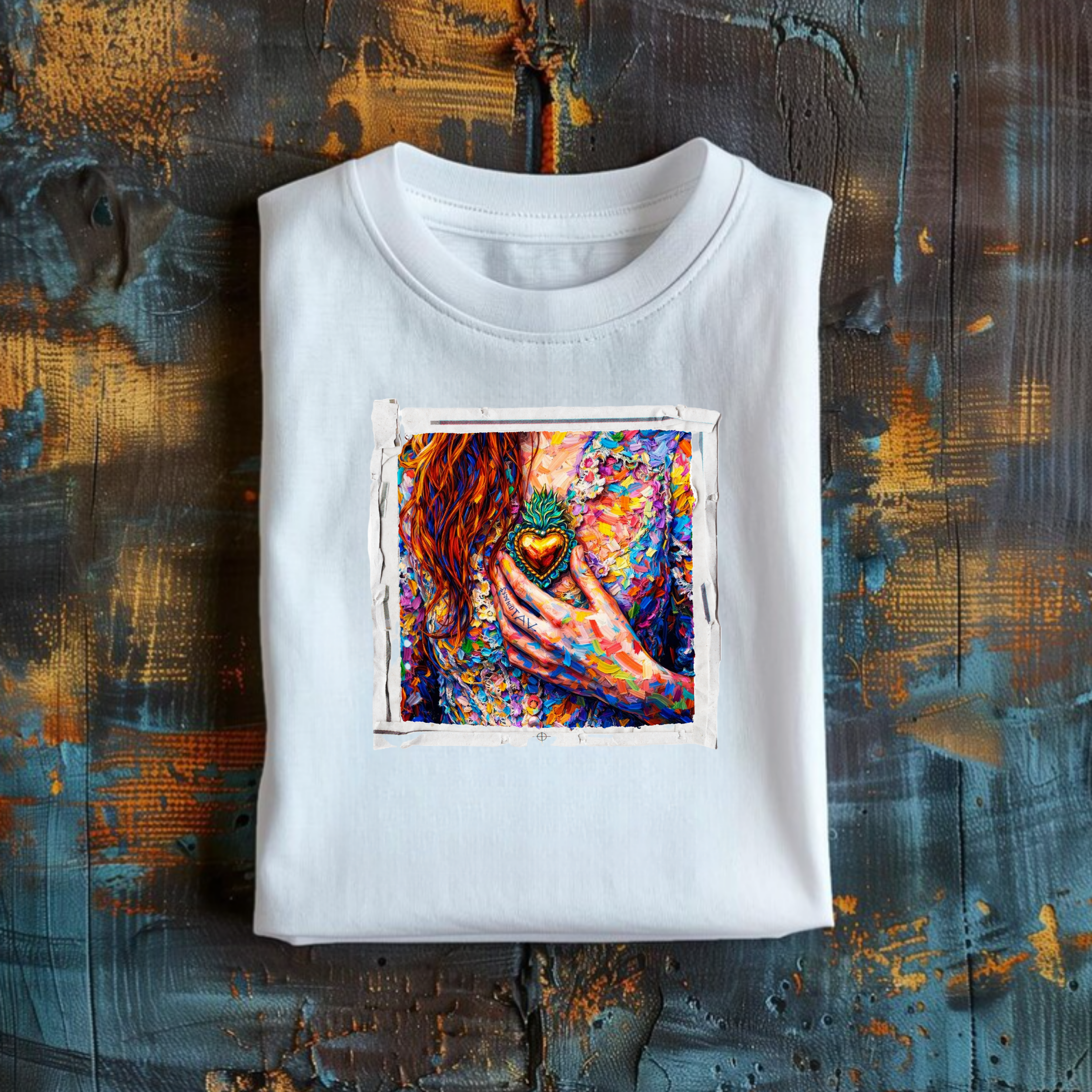 'Machine Heart' Short Sleeve Graphic Tee