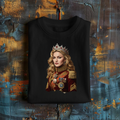 'Material Queen' Short Sleeve Graphic Tee