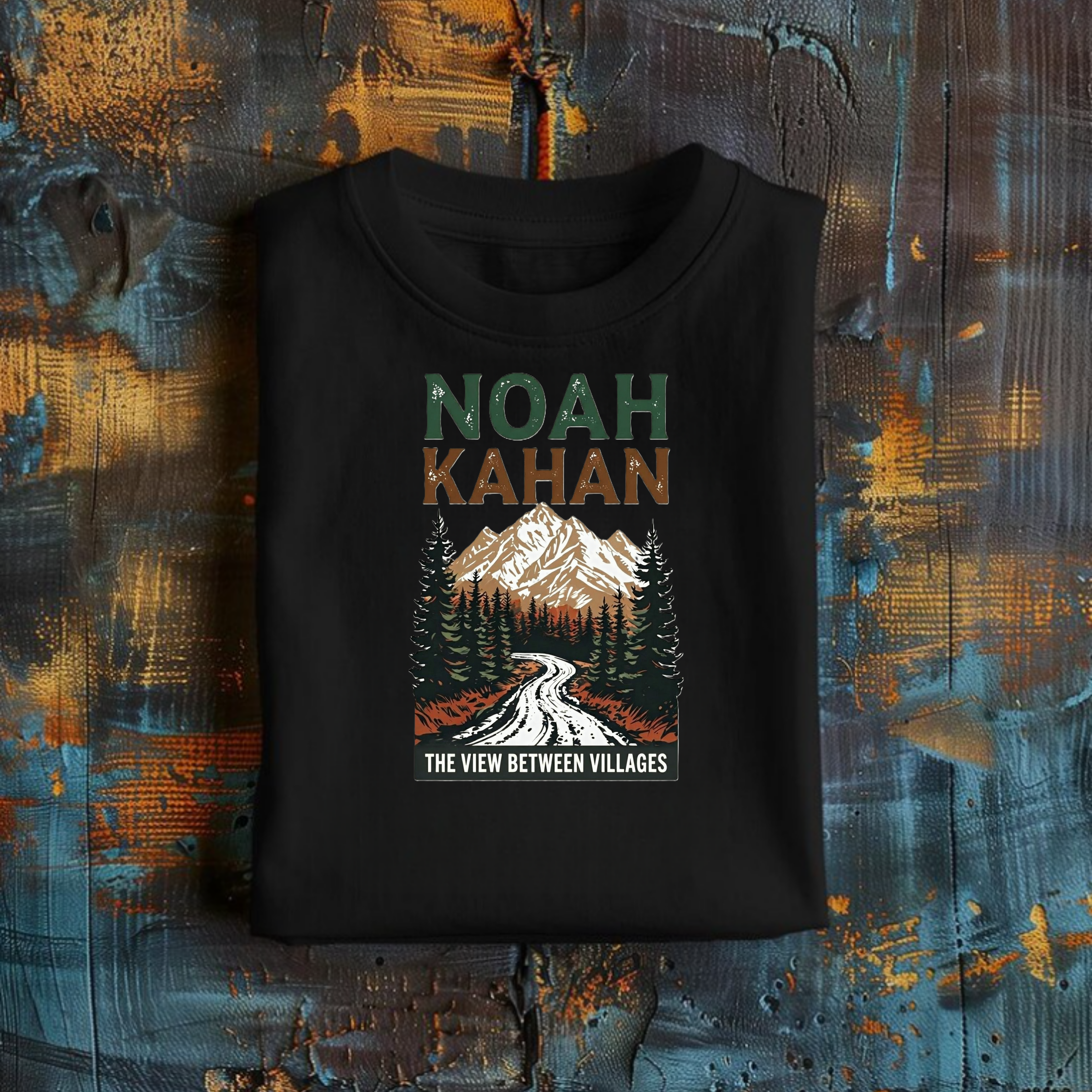 'The View Between Villages' Short Sleeve Graphic Tee