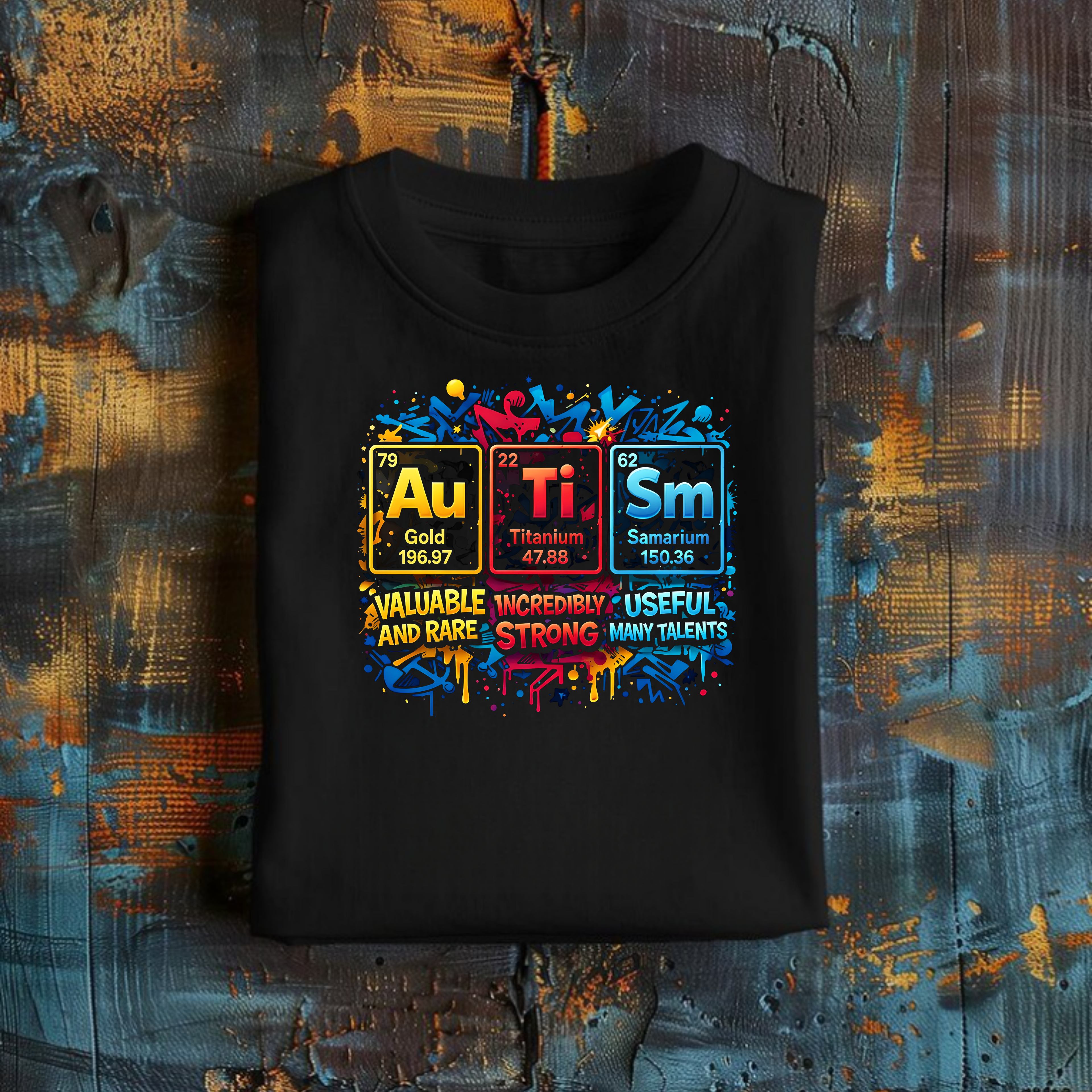 'Elemental Spectrum Power' Short Sleeve Graphic Tee