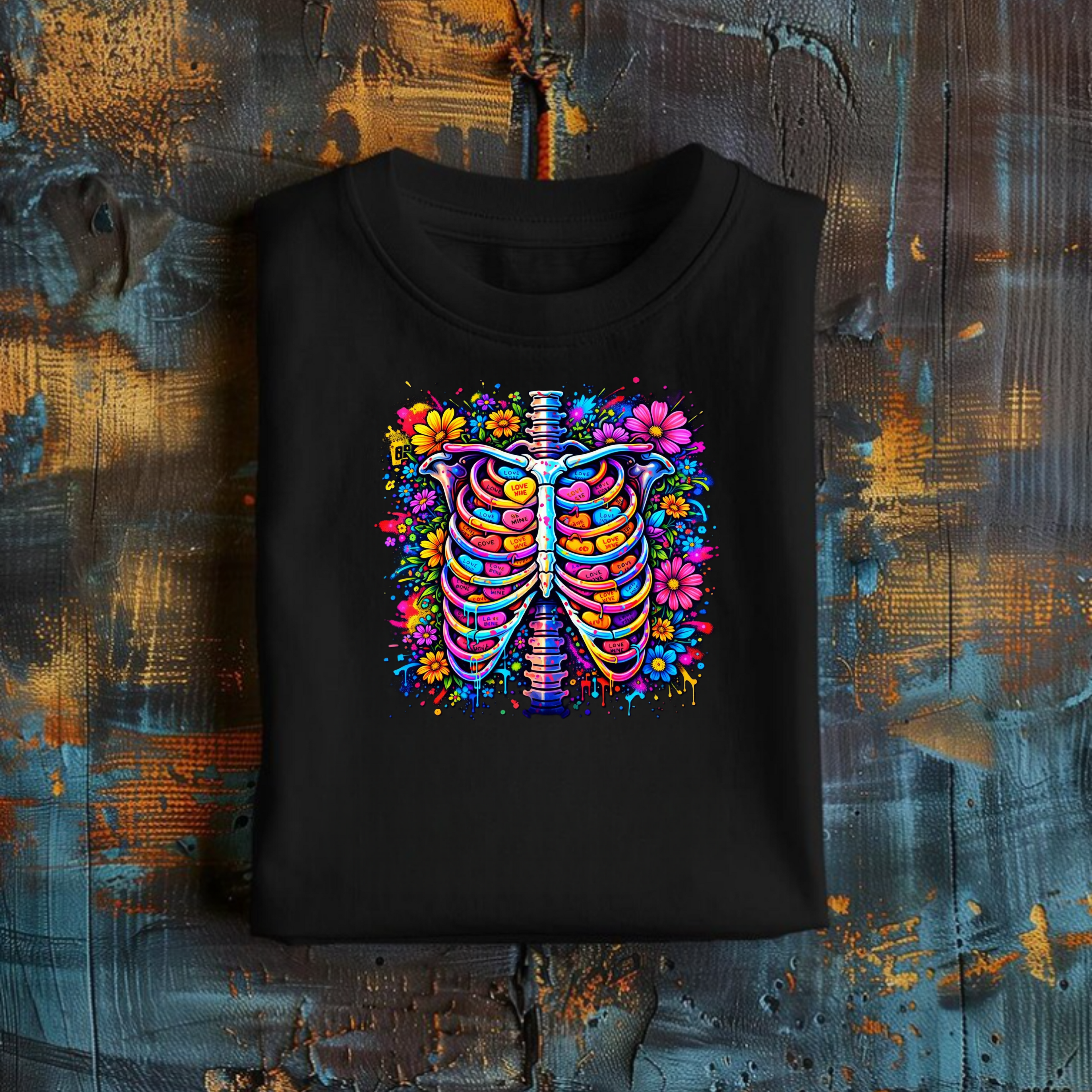 'Anatomical Love' Short Sleeve Graphic Tee