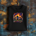'Burn It Down Babe' Short Sleeve Graphic Tee
