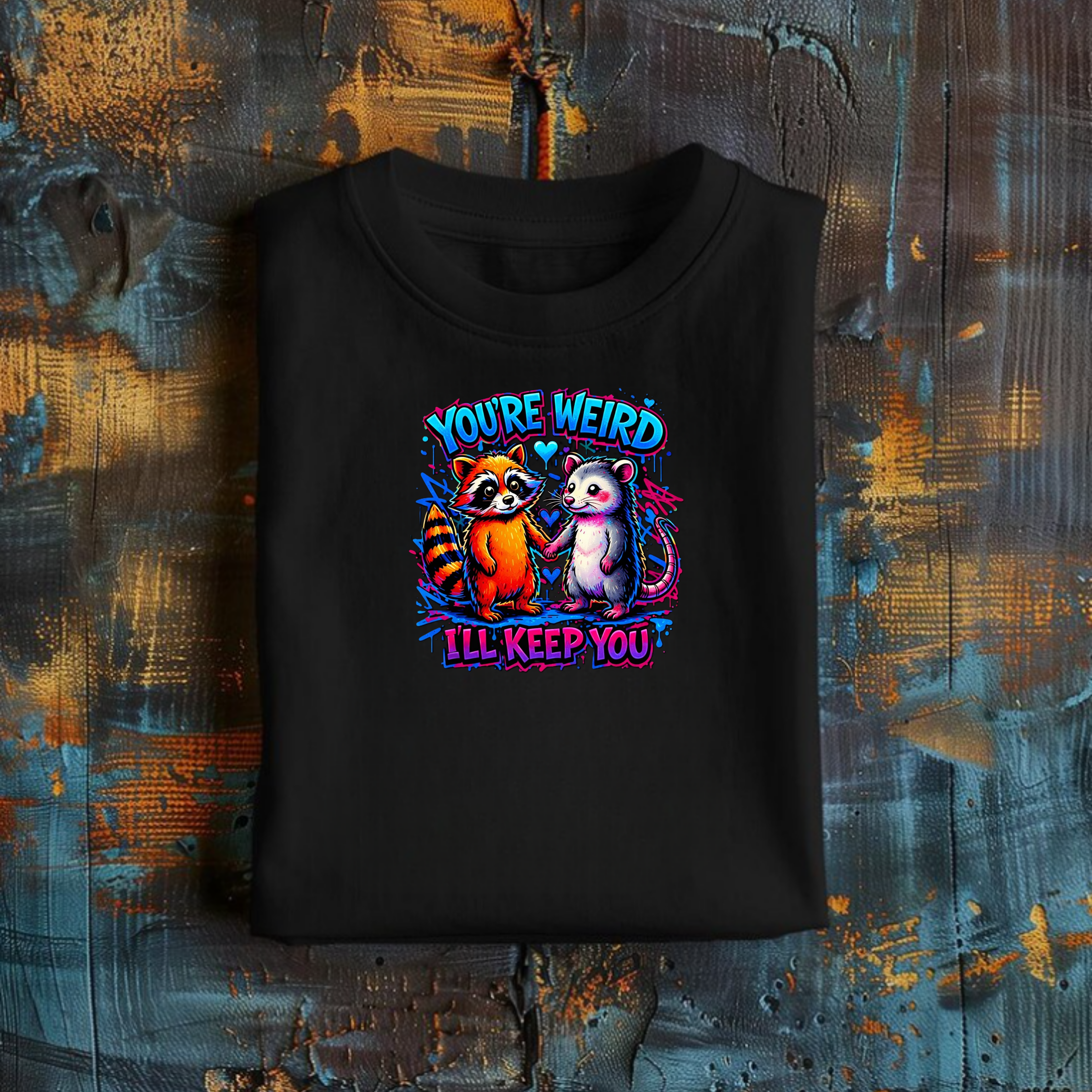 'Trash Goblin Love Story' Short Sleeve Graphic Tee