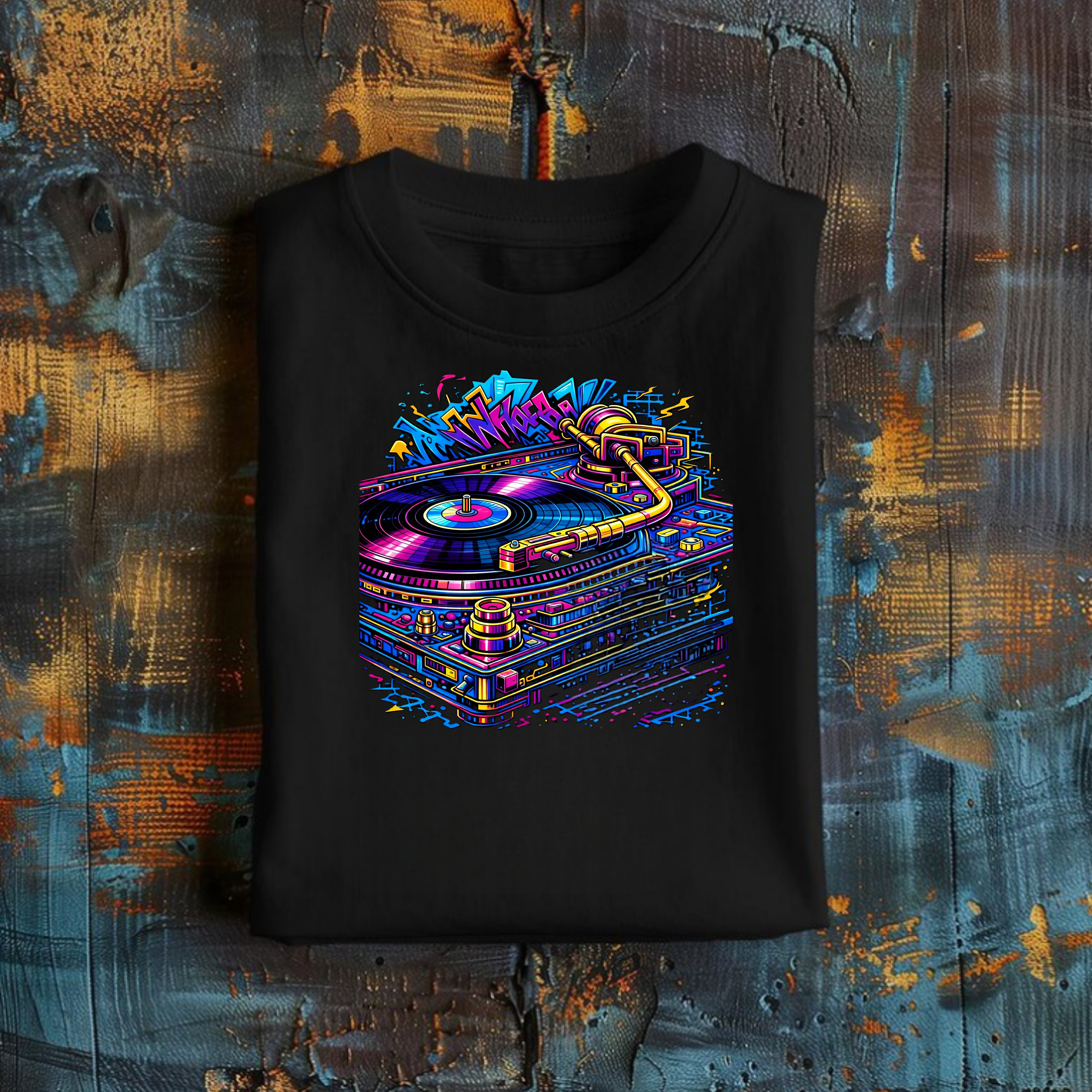 'Wax & Neon' Short Sleeve Graphic Tee